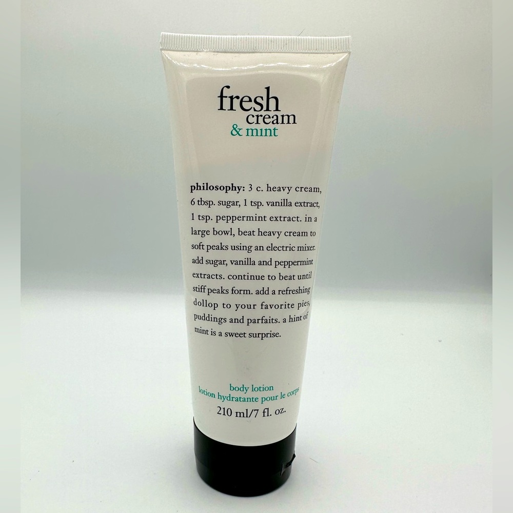 Philosophy Fresh Cream Mint body lotion **limited edition** New